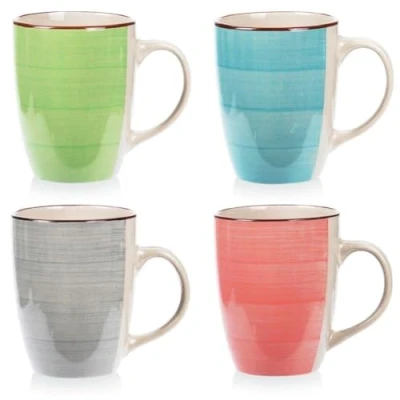 Imagen de TAZAS MUG LOZA 24CL COLORES LOTE 4