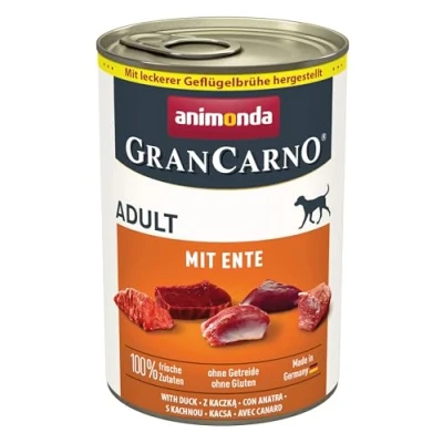 Imagen de ANIMONDA PETFOOD Grancarno Kaczka Comida húmeda para Perros, 6 x 400 g