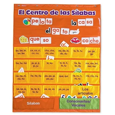 Imagen de Learning Resources El Centro de las Silabas Tabla bolsillo