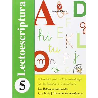 Imagen de LECTOESCRIPTURA N? 5 LES LLETRES CONSONANTS: T,S,B,V,F. SONS