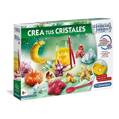 Imagen de Clementoni CREA Tus Cristales, Juego científico a Partir de 8 años, Juguete en español (55288), Surtido Colores