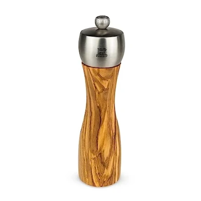 Imagen de Peugeot Fidji Molinillo de pimienta (madera olivo), Madera olivo acero inoxidable, olivo., 20 cm