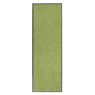 Imagen de HANSE Home Lavado y Limpieza Wash &amp; Clean Felpudo para Interior, 60 x 180 cm, Lavable, Resistente a la Intemperie, Antideslizante Entrada Exterior, Color Verde, 100% Poliamida