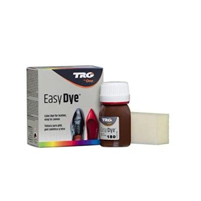 Imagen de TRG The One Easy Dye, Pintura para restaurar el color del zapatos de cuero, 180 Chocolate, 25 ml