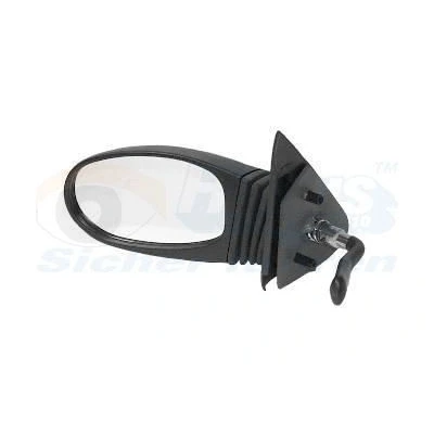 Imagen de espejo retrovisor Van Wezel 1601804 derecha completo, convexo, ajustable desde interior, Ajuste por varillas FIAT: Seicento / 600 Hatchback