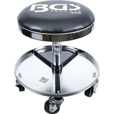 Imagen de BGS 8388 Taburete para mecánicos con 5 ruedas Ø 360 mm