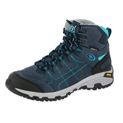 Imagen de Brütting Mount Shasta High, Zapatos de High Rise Senderismo Mujer, Azul (Marino/Turquesa), 41 EU