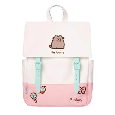 Imagen de Grupo Erik Mochila Escolar Pusheen Rosa collection niña ideal vuelta al cole Material y papelería, Licencia Oficial