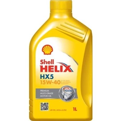 Imagen de Shell Helix HX5 15W 40 1L Aceite de motor 550046277 VOLKSWAGEN: Golf 4, 5, Polo IV Hatchback, MERCEDES BENZ: SL Cabrio, Clase C Berlina