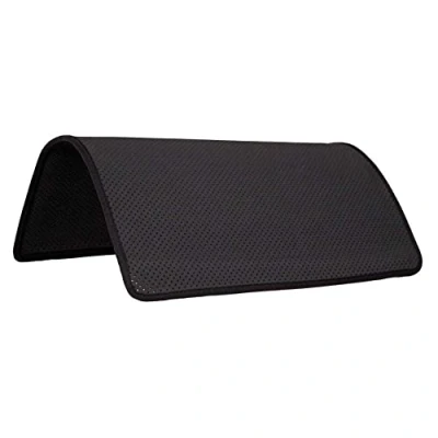Imagen de Shires Equestrian Almohadilla antideslizante para silla de montar, color negro Tamaño: rectangular