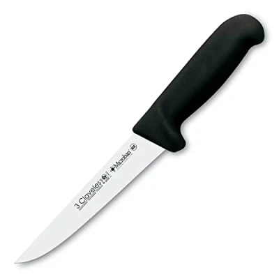 Imagen de 3 Claveles Cuchillo Deshuesar Ancho Proflex, Acero Inoxidable, Negro, 15 cm 6&quot;