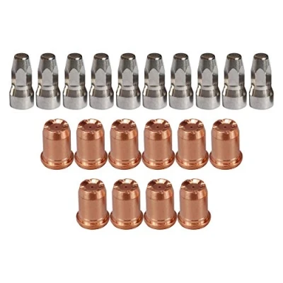 Imagen de RIVERWELD PR0117 Electrodo de Plasma y PD0114 10 Punta larga Φ1,0 Fit S74 S75 Antorcha 20pcs
