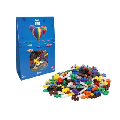 Imagen de PLUS Open Play Set Puzzle Dinamarca Juguete de Bloque construcción, Color básico, 300 Piece (5033)