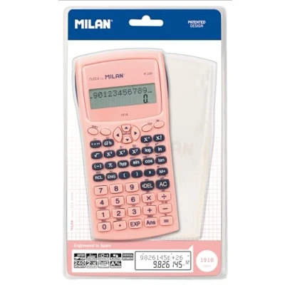 Imagen de MILAN® Blister calculadora científica M240 Serie 1918, Rosa