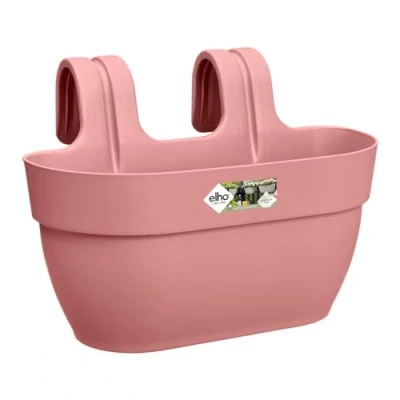 Imagen de Elho Vibia Campana Easy Hanger M 36 Jardinera por Balcón Y Exterior Ø x H 26.5 cm Rosado/Dusty Pink