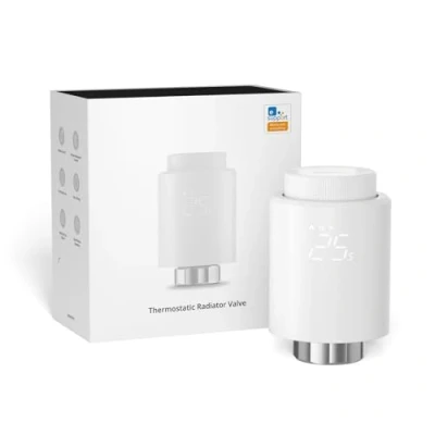Imagen de Smilewolf TRVZB Zigbee Válvula termostática de radiador inteligente para el hogar, protección contra heladas, control remoto grupo a través eWeLink Alexa