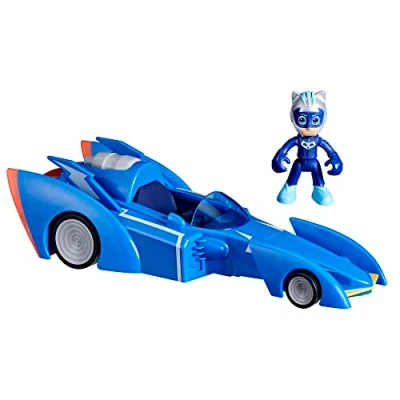 Imagen de Hasbro PJ Masks vehiculo Súper Gato Móvil con Figura.