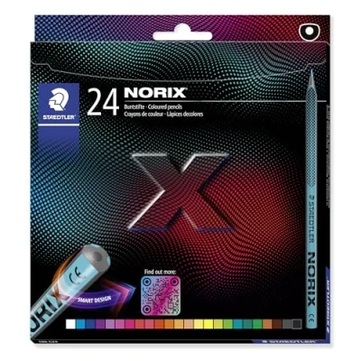 Imagen de STAEDTLER Lápices de colores NORIX 24 surtidos Pack 24, 186 C24