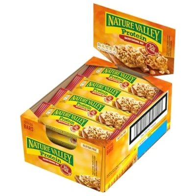 Imagen de Nature Valley Protein Salted Caramel 1 caja 12 barritas dobles