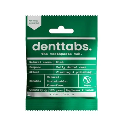 Imagen de DENT tabs Denttabs Teeth Cleaning Tablets fluoride free