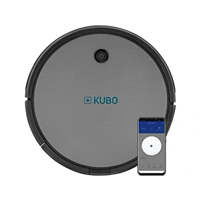 Imagen de kubo Aspiradora Robot, Autonomía 120 min, Capacidad 500 ml, App Control, Navegación Giroscópica, Sensores Anti Escalera