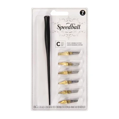 Imagen de Speedball Art Products C Style Set de puntas pluma para caligrafía
