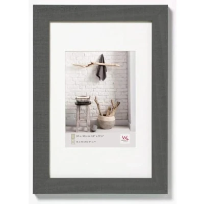 Imagen de Walther Design HO130D Home, Marco de madera, gris, 21 x 29,7 cm
