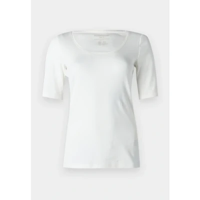 Imagen de TOM Tailor CREW NECK Camiseta básica, Mujer, Talla: Large, Whisper white