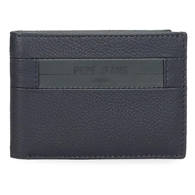 Imagen de Pepe Jeans Checkbox Cartera Horizontal con Monedero Azul 11x8x1 cms Piel