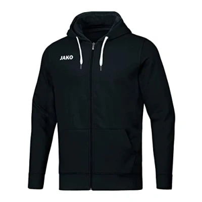 Imagen de JAKO Base Chaqueta con Capucha, Hombre, Negro, Extra Large