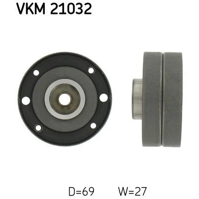 Imagen de SKF VKM 21032 Polea inversión/guía, correa distribución AUDI: Coupe B3, 90 B3