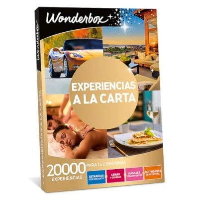 Imagen de WONDERBOX Caja Regalo Experiencias A La Carta Original Hombre, Navidad Regalos, Ideas Mujer, Cumpleaños, para Personas Estresadas por Rutina Diaria.