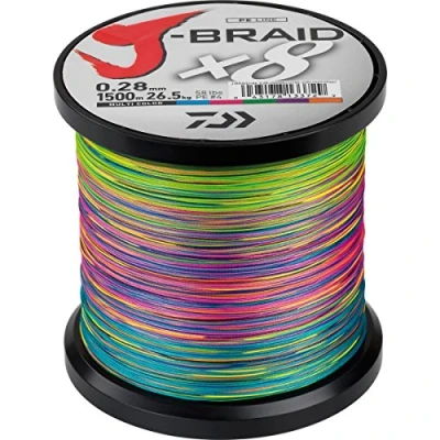 Imagen de Daiwa J Braid X8 0.22mm 1500m multi c Hilo trenzado