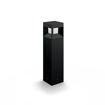Imagen de Philips myGarden Lámpara de exterior, IP44, iluminación resistente a la humedad y intemperie, aluminio, negro