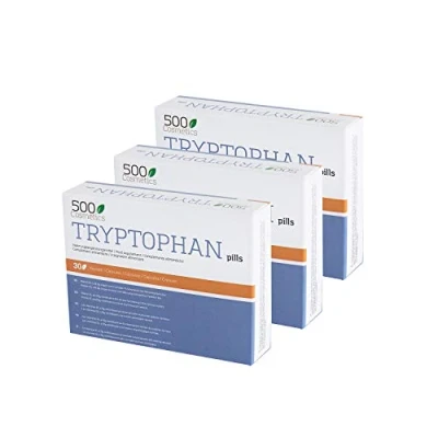 Imagen de 500Cosmetics Tryptophan Cápsulas relajantes para controlar la ansiedad… (3)