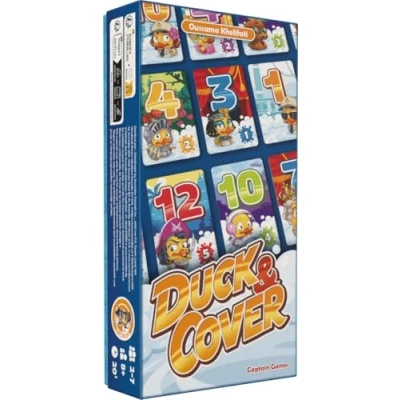 Imagen de Asmodee Captain Games Duck &amp; Cover Juego de Mesa Cartas rápido y táctico a Partir 8 años 2 7 Jugadores 20 Minutos Versión Francesa