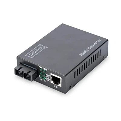 Imagen de Digitus DN 82110 1 Convertidor de medio 1000 Mbit/s 850 nm red (1000 Mbit/s, 1000Base T, IEEE 802.3,IEEE 802.3u,IEEE 802.3z, Completo, Semi (dúplex), SC, Alámbrico)