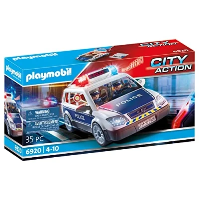 Imagen de PLAYMOBIL City Action 6920 Coche de Policía con Luces y Sonido, A Partir 5 años