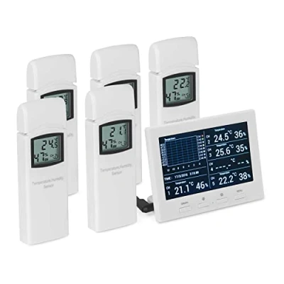 Imagen de Steinberg Systems Estación Meteorológica Instalación Inalámbrica SBS RS 500 (Temperatura, Presión de aire, Software, USB, 8 canales)