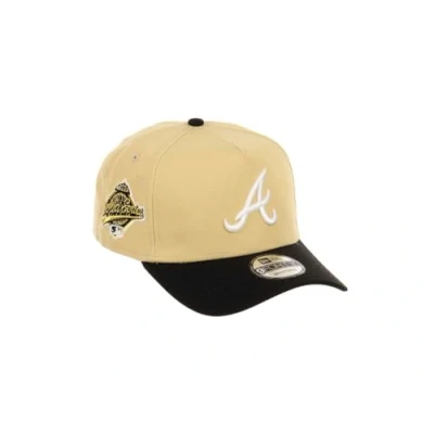 Imagen de New Era Atlanta Braves MLB World Series 1995 Sidepatch Vegas Gold Black 9Forty A Frame Snapback Cap One Size