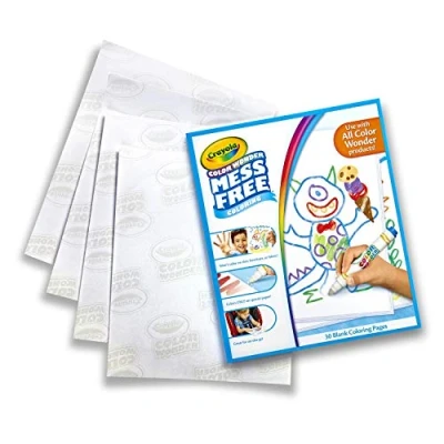 Imagen de CRAYOLA Recarga de Hojas Blancas Ocio Creativo Color Wonder a Partir 3 años Juego Dibujo y Colorear, 10 x 8,5 Pulgadas (30/pkg), pagine (752479)