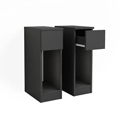 Imagen de Vicco Mesa de Noche Enton, Negro, 20 x 59.5 cm Lote 2
