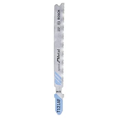 Imagen de Bosch Professional 3x Hojas de Sierra calar T 121 AF Speed for Metal (para Láminas acero, accesorios calar)