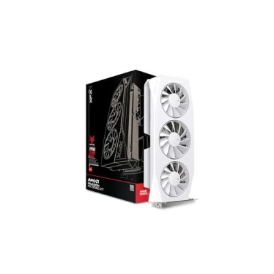 Imagen de XFX Mercury AMD Radeon RX 9060XT OC White Gaming Edition con 16 GB GDDR6 HDMI 2xDP, RDNA 4 96TMERCW9