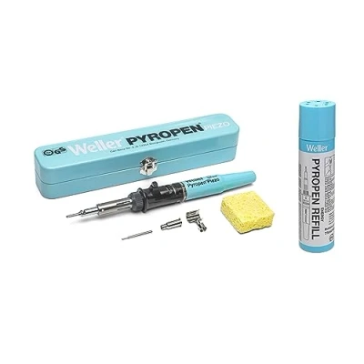 Imagen de Weller Professional T0051605999 Pyropen Piezo Soldador de Butano Con Gas, 250 500C