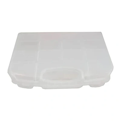 Imagen de AC Caja organizadora Multiusos con separadores 9 Compartimentos Almacenaje de Tornillos, Tuercas, Accesorios Pesca Neptuno 28 x 35,5 5 cm