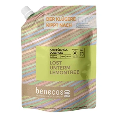 Imagen de GEL DE BAÑO jengibre y limon recarga 1l BIO VEGANO
