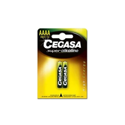 Imagen de CEGASA Pila Super ALC LR8D425 Blister 2 UDS AAAA, Negro, Estandar
