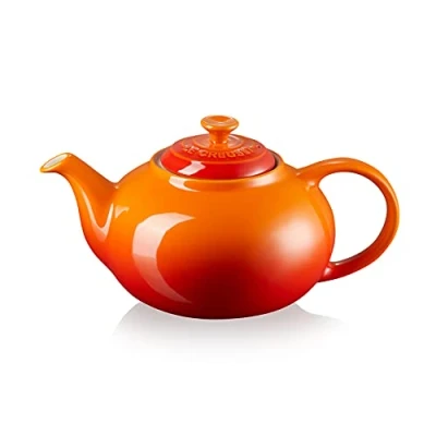 Imagen de Le Creuset Tetera Classic de cerámica gres, 1, 3 litros, para 4 tazas, Volcanico, 80702130900003