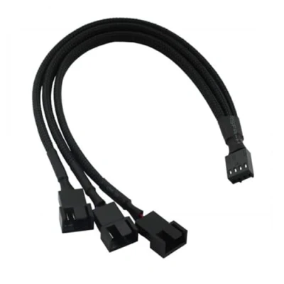 Imagen de PWM Fan Splitter Cable, 4 Pin CPU 4PIN Cooling 1 To 3 Adapter 27CM